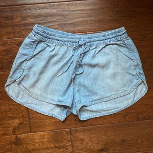 H&M chambray Jogger shorts